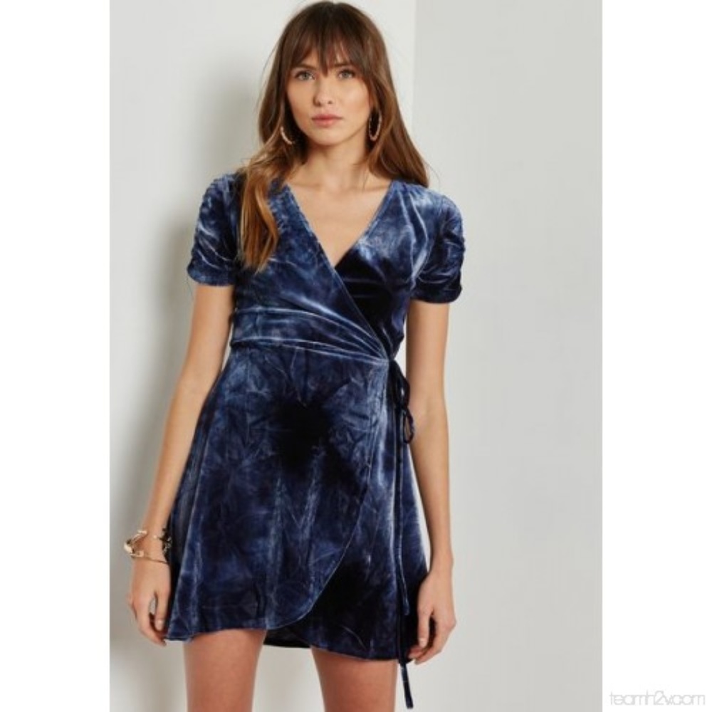 NWT Velvet Wrap Dress